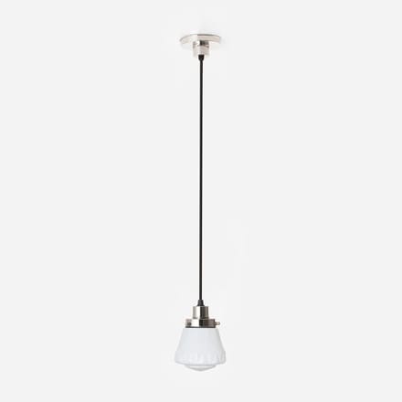 Hanglamp aan snoer Bold 20's Nikkel - Art Deco Trade