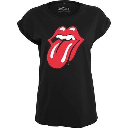 Merchcode The Rolling Stones - Rolling Stones Tongue Dames Tshirt - XL - Zwart