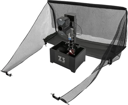 Tafeltennis Balmachine - Ping Pong Werper - Intensieve Training - 10 Programmeerbare Modi - 32x24.5x52.5cm - Zwart