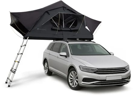 Daktent Lago - 2-personen - Incl. Matras - Zwart