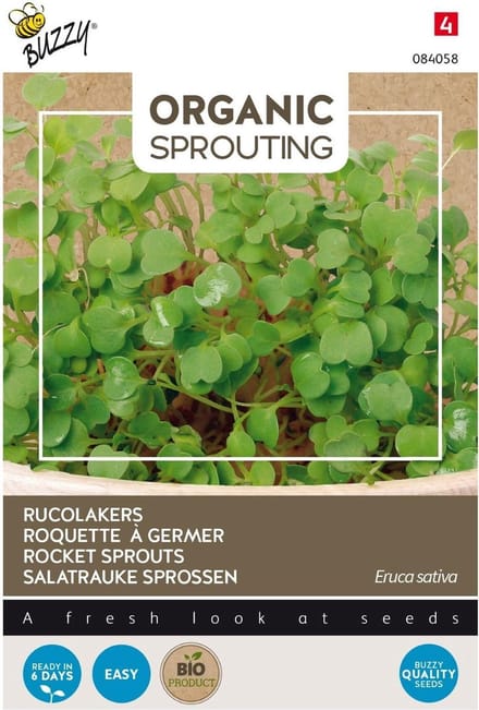 3 stuks - Buzzy - Bio knip en eet rucolakers