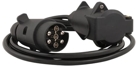 Verlengkabel 7-polig stekker/contra 2 meter 12V