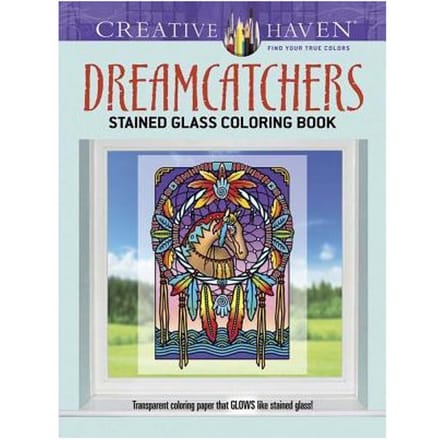 Creative Haven Dreamcatchers Stained Glass Coloring Book - Noble, Marty