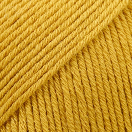 DROPS Safran Uni Colour - 66 mosterdgeel - Katoen Garen