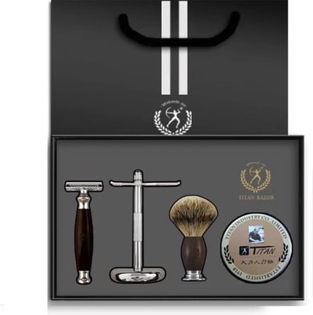 Klassiek Scheerset + Missan Kam Set - Safety Razor - Classic scheermes - Cadeau voor hem