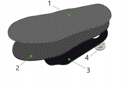 MAZBIT Active Sport Orthese Inlegzolen - Maat 47/48