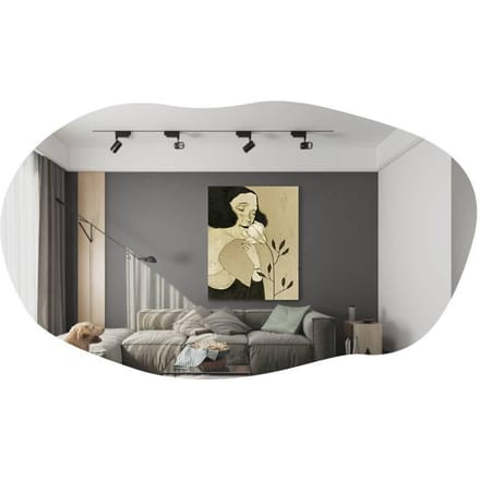 Aurora - Spiegel met organische vorm 52x89cm