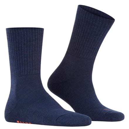 FALKE Walkie Light eenkleurig wol functioneel materiaal sokken unisex blauw - maat 37-38