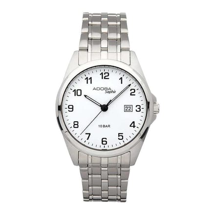 Adora mooie heren horloge Met datum Saffierglas AS4303