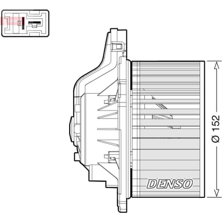 Interieurventilator DENSO DEA41015