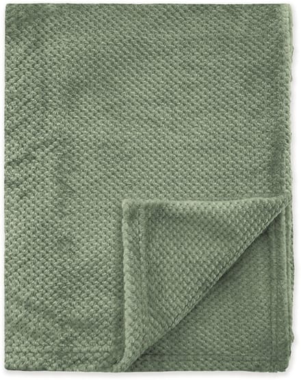 Byrklund Plaid Bubble Cuddle - 130x160 - 100% Polyester - Olijfgroen