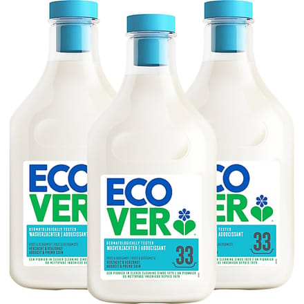 Ecover Wasverzachter Kit - Rose & Bergamot 3x1L