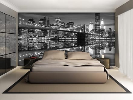 Poster | Wit , Zwart | 104 x 70,5 cm