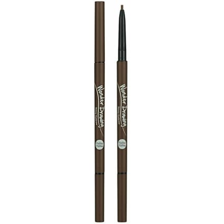 Holika Holika Wonder Drawing Skinny Eye Brow 02 Dark Brown 1 st