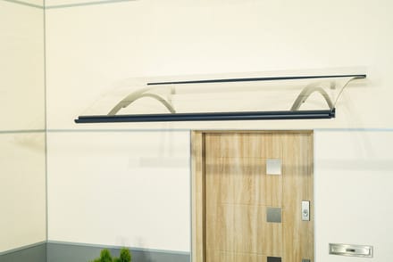 Deurluifel kap curve 160 x 90 cm antraciet