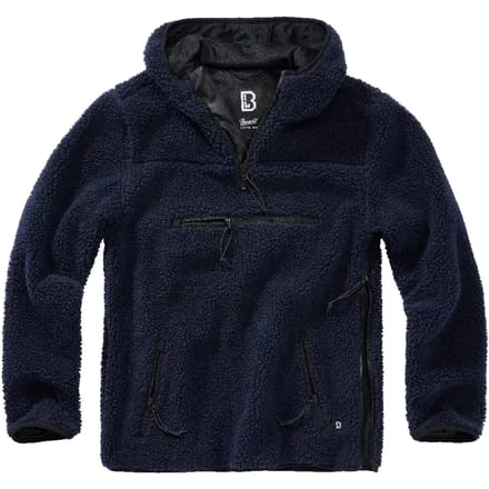 Brandit - Teddyfleece Worker Pullover Jas - L - Blauw