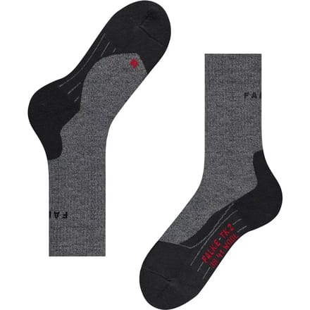 FALKE TK2 Explore Wool dames trekking sokken - zwart (black)