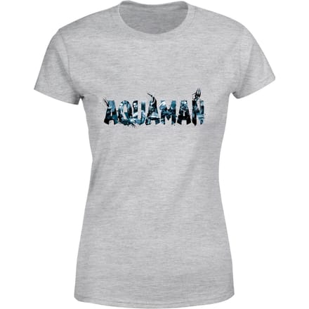 Aquaman Chest Logo dames t-shirt - Grijs - S