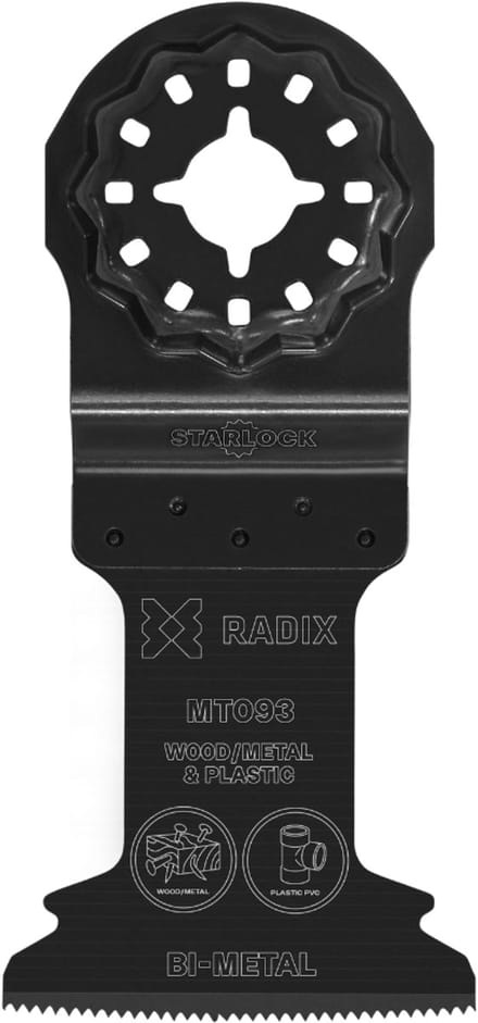 Radix – Bi-metaal multitool zaagblad – Hout & spijkers – 44mm