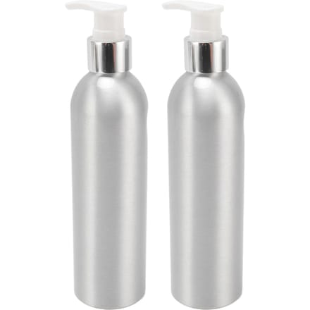Aluminium Zeepdispenser Hittebestendig Herbruikbare Handlotion Fles Douche Schoteldispenser voor gray