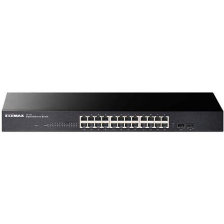 EDIMAX GS-1026 V3 GS-1026 V3 Netwerk switch 24 + 2 poorten 10 / 100 / 1000 MBit/s