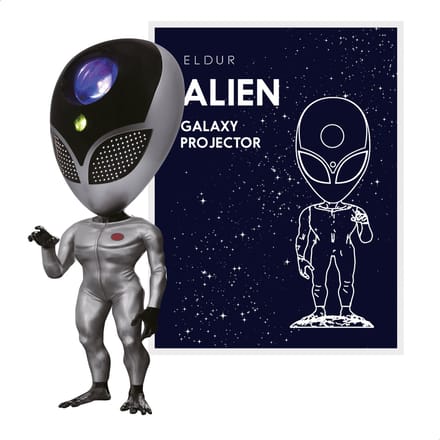 Eldur® Alien Sterren Projector - Sterrenhemel - Galaxy projector - Voice Interaction - Met Afstandsbediening