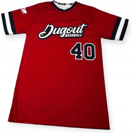 Bluzka męska na krótki rękaw CHAMPRO DUGOUT BASEBALL 40 S black