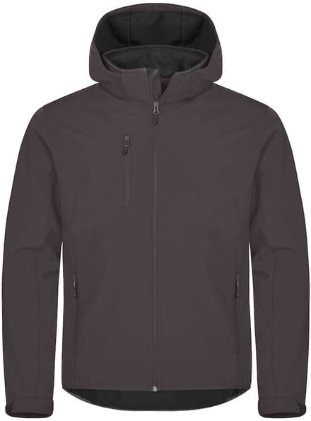 Clique Classic Softshell Hoody 0200912 - Donkergrijs - 3XL