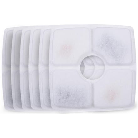 Filtres de remplacement pour fontaine à eau pour chat, 4 pièces 6pcs