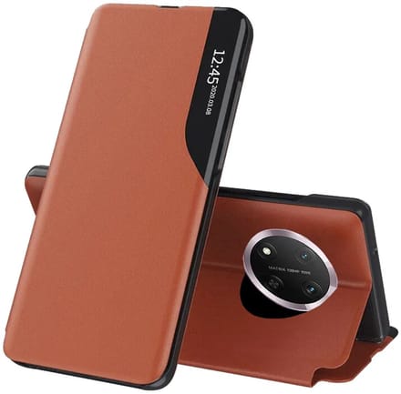 Hoesje geschikt voor HONOR Magic7 Lite/X9c - Techsuit eFold Book Case - Oranje