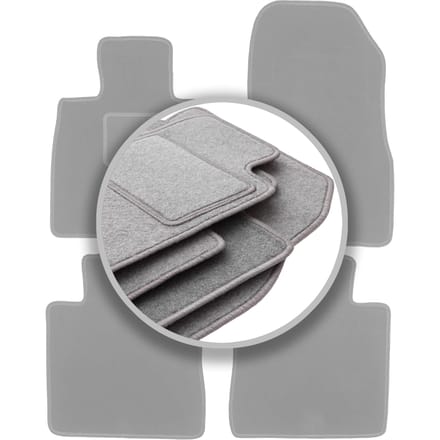 Automatten asgrijs voor: Nissan Note II hatchback (2012-)
