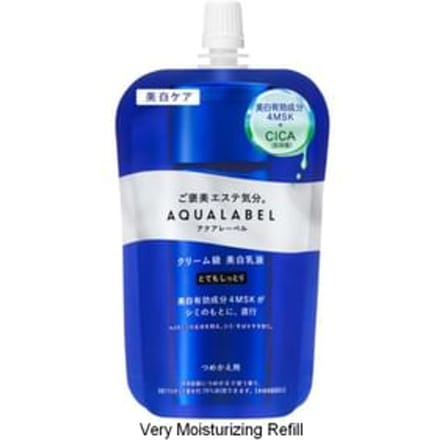 Shiseido - Aqualabel Treatment Milk Brightening Very Moisturizing - 110ml Refill