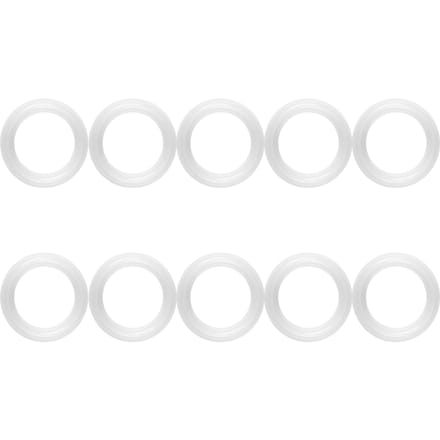 10 stuks set 1.5  Sanitaire Klem Ferrule Siliconen Afdichtingsring Ring Onderlegring white