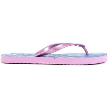 Dames teenslippers blauw/roze maat 36