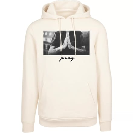 Mister Tee - Pray Hoodie/trui - XXL - Beige