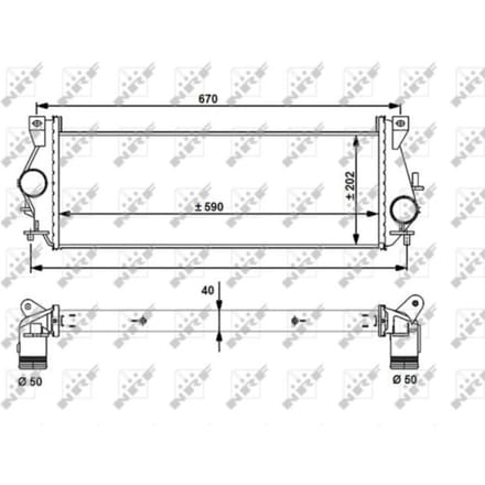 Intercooler NRF 30910