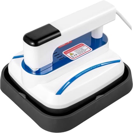 Draagbare Warmtepers - Mini Persmachine - Textiel Bedrukken - Dubbele Buis Verwarming - 7x8 Inch - Blauw
