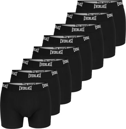 Everlast - Bokser Majtki - 8 stuks - Katoen - Zwart