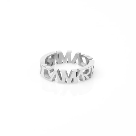 Marenca Zilveren Marenca Logo Heren Ring (M)