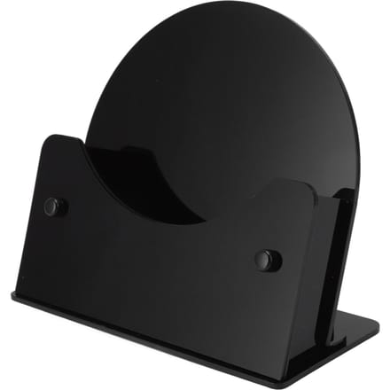 Ronde Onderzetterhouder Hittebestendig Gemakkelijk Schoonmaken Duurzaam Plastic Antislip Matbasis voor Tafel black