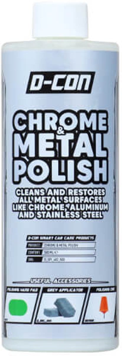 D CON CHROME AND METAL POLISH METAAL CHROOM POETS 500ML