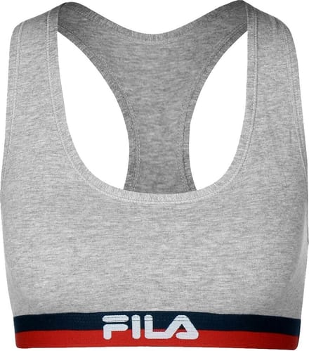 Fila - Woman Bra Elastic Band - Dames Top - M - Grijs