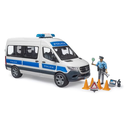 Bruder 02683 MB Sprinter Police m/politieman & L&S-module Voertuigen Speelgoed voertuigen Diverse speelgoedvoertuigen