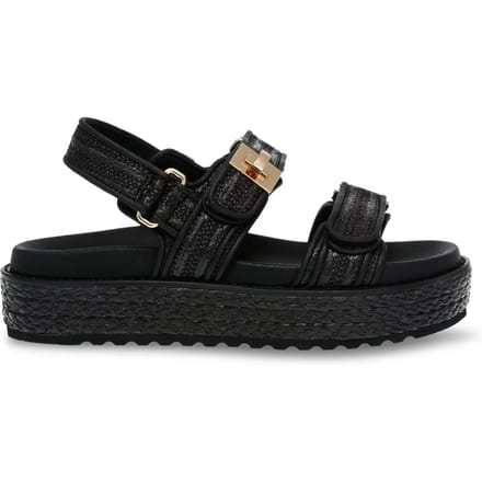 Steve Madden Bigmona Sandalen - Dames - Zwart - Maat 38