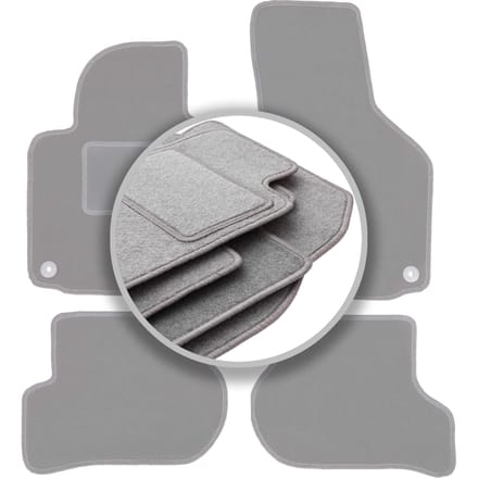 Grijze automatten voor: Volkswagen Golf V hatchback, variant, stationwagen (2003-2009)