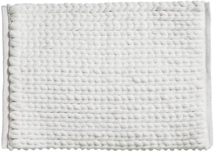 5Five extra dikke kabels Badmat - wit - 50 x 75 cm - Badkamer kleedjes - dikte van 2.2 cm