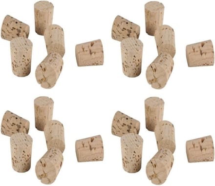 Rayher Kurken - 24x - 22 x 19 mm - hobby materialen / kurkdoppen - knutselen