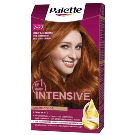 Permanente Kleur Schwarzkopf PALETTE INTENSIVE Nº 7.77-COBRIZO ULTRA RADIANTE