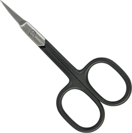 Homey's nagelschaar - 9cm - gebogen extra spitse punt - RVS - satin