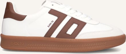 BACK70 Double Sneakers - Leer - Heren - Wit - Maat 40